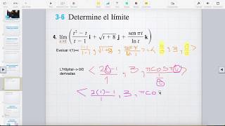 Límites de Funciones Vectoriales [upl. by Esyahc]