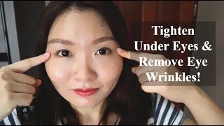 Remove Eye Wrinkles Naturally With This Easy 3 Minutes Face Massage [upl. by Haggi]