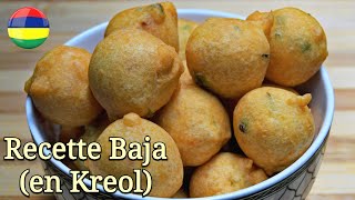 Recette Baja Mauricien en Kreol  Bhajia Special Ramadan [upl. by Alolomo335]