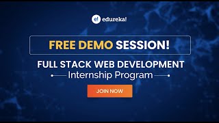 Full Stack Developer Internship Program  How to Become a Full Stack Developer  Edureka [upl. by Rhyne]