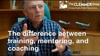 The Difference Between Training Mentoring and Coaching [upl. by Enaenaj600]