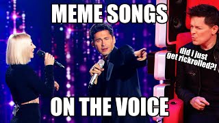 MEME Songs on The Voice  Top 10 [upl. by Shotton]