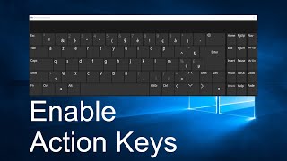 How to Enable or Disable Action Keys [upl. by Sutsugua255]