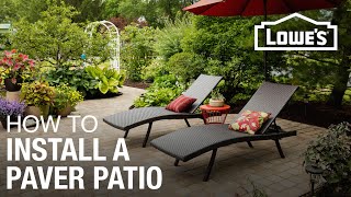 How To Design and Install A Paver Patio [upl. by Aniluap]