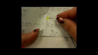 Counted Cross Stitch Part Two  Stitching [upl. by Eenet]