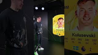 Dejan Kulusevski finds out his FC 25 rating 😅 [upl. by Thun]