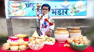 CHOTU DADA CHAAT WALA  छोटू दादा चाट वाला  Khandesh Hindi Comedy  Chotu Comedy Video [upl. by Akital]