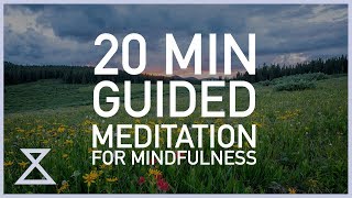 20 Minute Guided Meditation for Mindfulness [upl. by Ilah559]