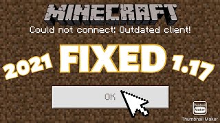 How to Fix The quotOutdated Clientquot Error on Minecraft 2021 WORKING MCPE Java [upl. by Kailey]