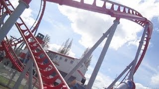 G Force Front Seat onride HD POV Drayton Manor [upl. by Dnesnwot]