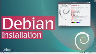 Download and Installation of Debian 107  Nonfree Drivers [upl. by Ennairb]