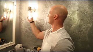 How to Install a WallMounted Light [upl. by Eannaj]