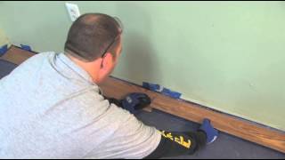 How to Install Laminate Flooring Lock amp Fold  LL Flooring [upl. by Adekram]