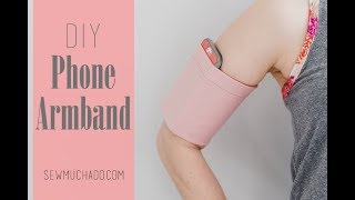 DIY Phone Armband  How to Make a Phone Armband [upl. by Nyvlem]