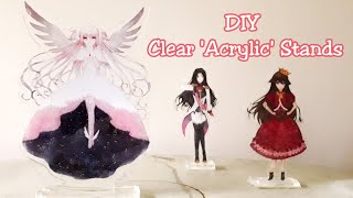 DIY Anime Acrylic Stands with resin [upl. by Fremont]