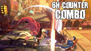 GGST ver113 Baiken 6H Counter S Kabari Route [upl. by Mile98]