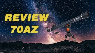 Celestron Astromaster 70AZ Telescope Review 2018 [upl. by Philipines]