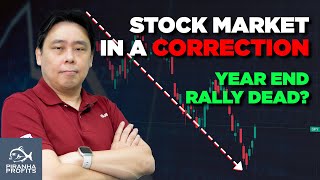 Stock Market in a Correction Year End Rally Dead [upl. by Anema]