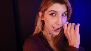 ASMR Pen Nibbling Tracing amp Affirmations ♡ [upl. by Nwahsid887]