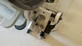 Industrial sewing machine bobbin winder problems and solutions [upl. by Aniger]