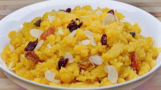 Mauritian Cuisine Easy Halwa Gréo Recipe  Halwa Suji Semolina [upl. by Hawley]