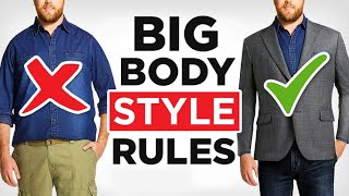 How To Dress Sharp Even If Youre FAT 21 Large Guy Style Tips [upl. by Kannan]