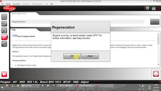 Delphi DS150  DPF FAP Regeneration Forced Regeneration [upl. by Dorin]