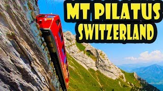 Mt Pilatus Switzerland  Golden Round Trip Travel Guide [upl. by Sofer31]