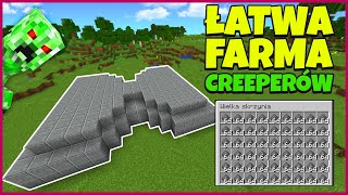 FARMA CREEPERÓW PROCHU  ŁATWE  Minecraft Mechanizmy  11 [upl. by Ile]