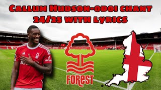 Callum HudsonOdoi Chant  With Lyrics [upl. by Taimi]