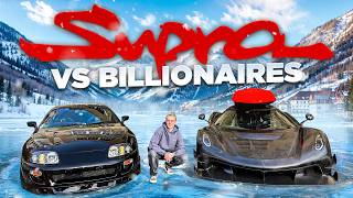 1000HP Supra terrorizing Billionaires Hypercarmeet in Switzerland [upl. by Huberto]