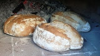 COMO HACER PAN EN HORNO DE LEÑA  Pan Casero  Josean MG [upl. by Utter]