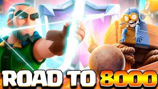 TOP 5 WITH 8000 TROPHIES  Clash Royale [upl. by Kyd]