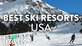 Top 10 Ski Resorts in the US  MojoTravels [upl. by Refitsirhc]