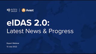 eIDAS 20 Latest News amp Progress [upl. by Ylrebmik609]