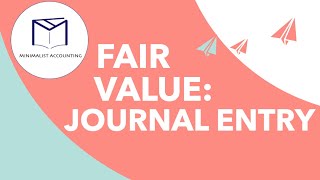 Fair Value Option Journal Entries with Example [upl. by Spiro312]