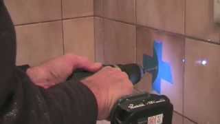 How to Drill a Hole in a Tile  TOO EASY [upl. by Purcell]