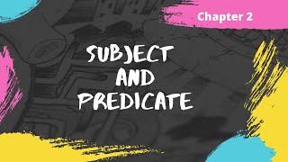 Subject and Predicate  Chapter 2  Wren and Martin  Examples  Exercise [upl. by Eelarak]