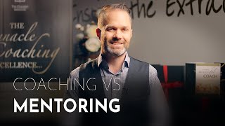 Coaching Vs Mentoring  The Coaching Institute [upl. by Cyrillus]