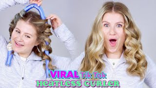 VIRAL TikTok HEATLESS Hair Curler [upl. by Myrtice]