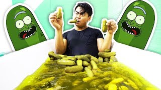 PICKLE BATH CHALLENGE [upl. by Atikcir713]