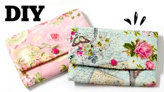 DIY Purse Wallet Tutorial [upl. by Ecyar]