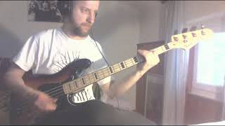 Rush  Cygnus X1 Book I The Voyage bass cover [upl. by Anelet]