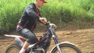 Bobryshev on Montesa Honda Cota 4RT Trials bike [upl. by Ydnes218]