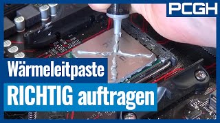 Wärmeleitpaste richtig auftragen entfernen erneuern  CPU und Grafikkarte [upl. by Solange]