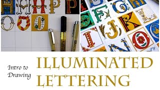 How To Draw Illuminated Letters [upl. by Amalie237]