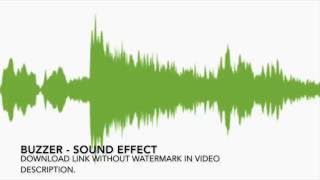 BUZZER Sound Effect  DOWNLOAD SFX [upl. by Raybourne]