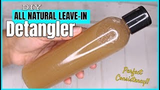 DIY Marshmallow Root amp Slippery Elm Detangler Perfect Leavein Recipe 🙌🏽 [upl. by Lacim948]