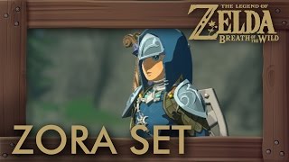 Zelda Breath of the Wild  Zora Armor Set Location [upl. by Adnovaj383]