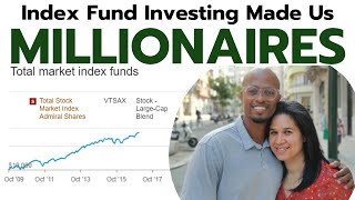 How We Became Millionaires with Index Funds  Vanguard Schwab amp Fidelity [upl. by Alenairam]